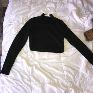 Cropped turtle neck